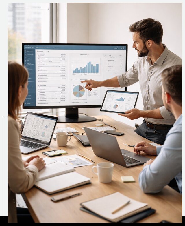 Разработка и внедрение ERP систем под бизнес в Новомосковске