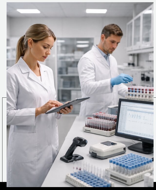 Разработка и внедрение LIMS системы для биотех лабораторий в Новомосковске