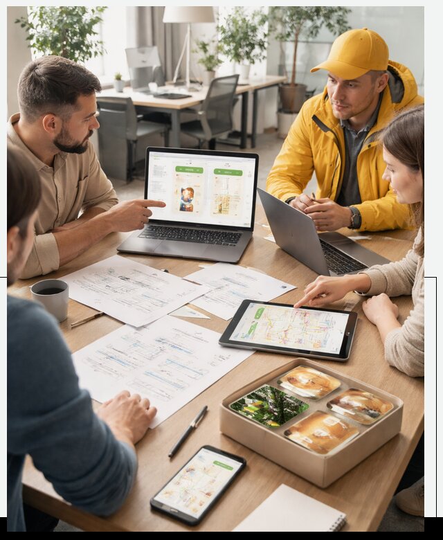 Разработка агрегатора доставки еды в Новомосковске от 15488 р., АвикейНвм