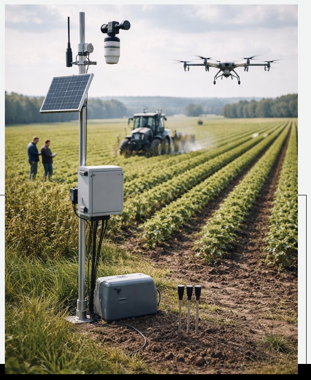 Разработка IoT мониторинга полей в Новомосковске от 8776 р. | АвикейНвм