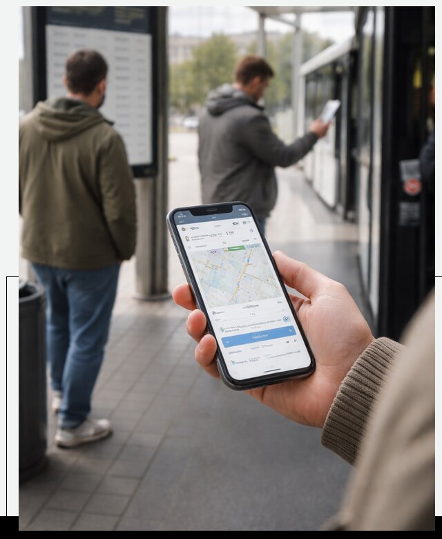 Мобильное приложение для пассажиров в Новомосковске с оплатой и расписанием